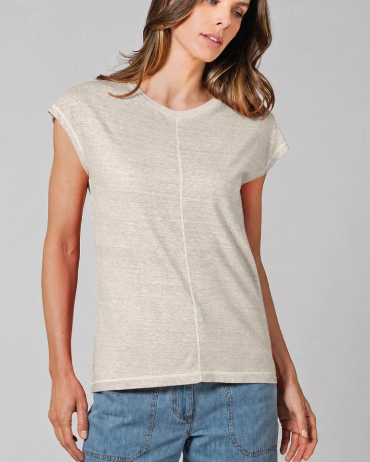 Hempage Damen vegan T-Shirt Thistle Beige