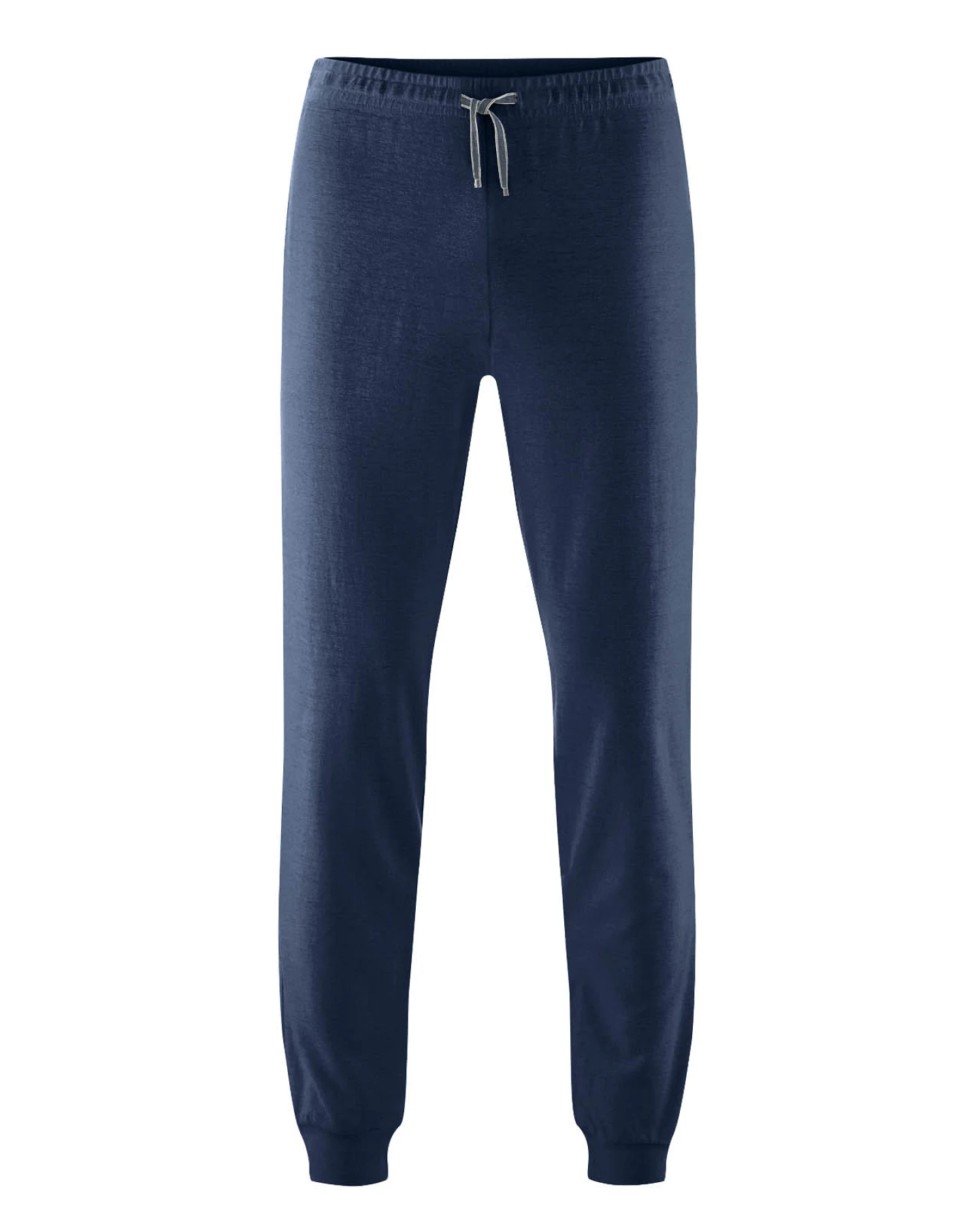 Hempage Herren vegan Unisex Schlafhose Relax In Marineblau – Ansicht 2