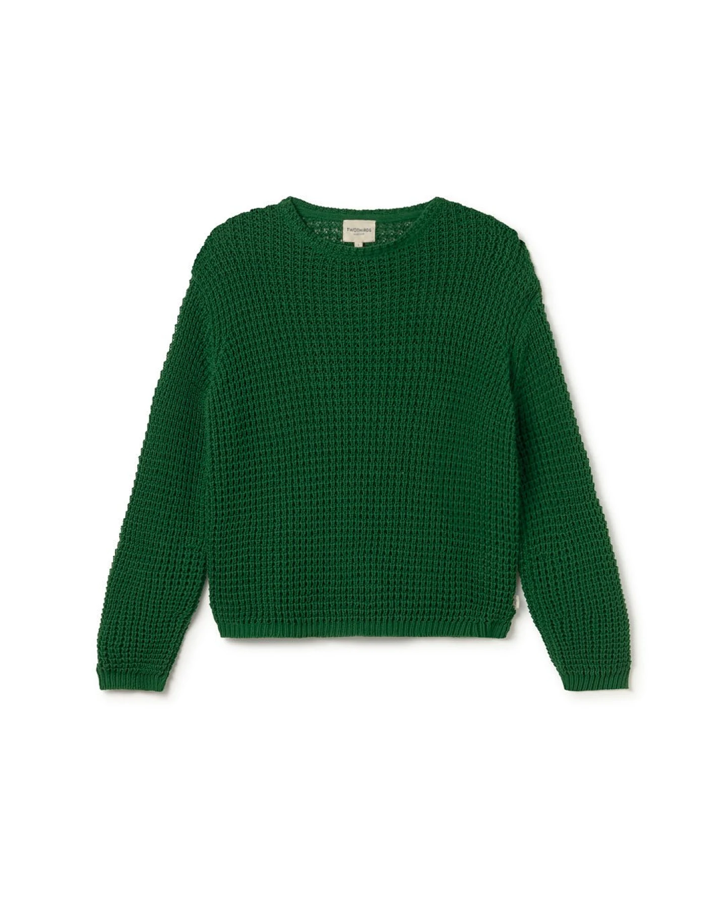 TWOTHIRDS Damen vegan Pullover Teresa Laubgrün – Ansicht 2