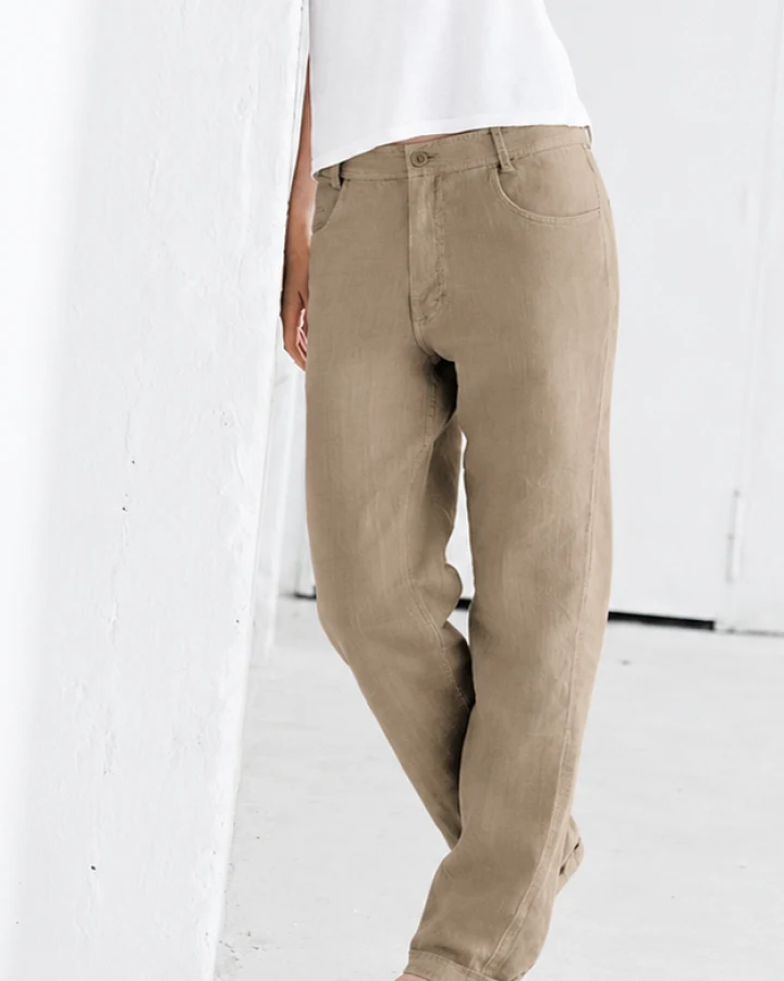 Hempage Herren vegan Hose Shitake Braun