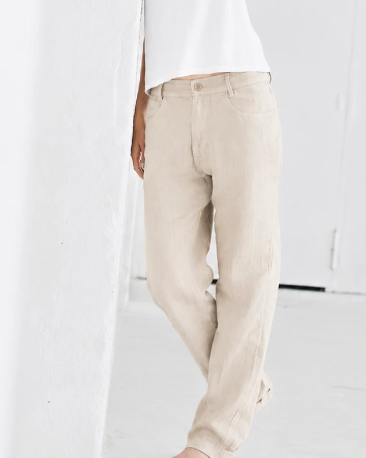Hempage Herren vegan Hose Beach Beige