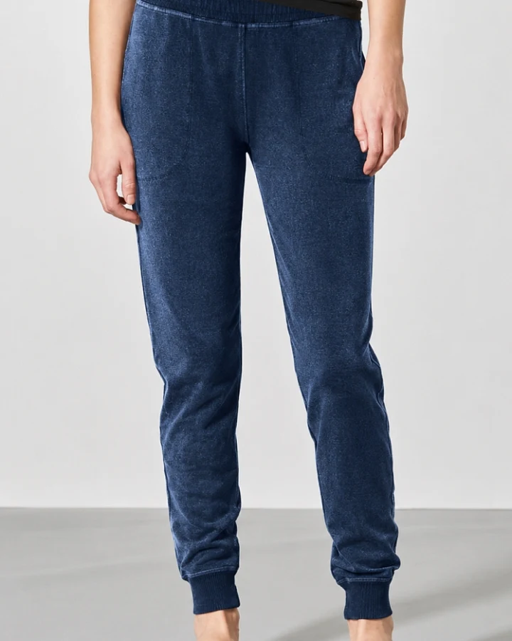 Hempage Damen vegan Jogginghose In Marineblau