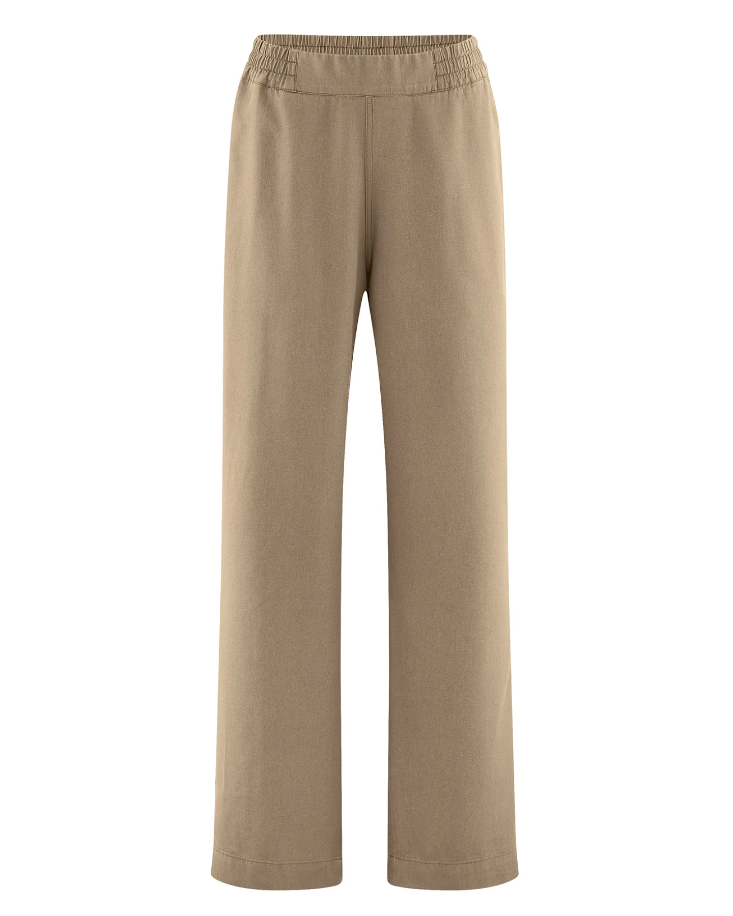 Hempage Damen vegan Hose Leicht Shitake Braun – Ansicht 2