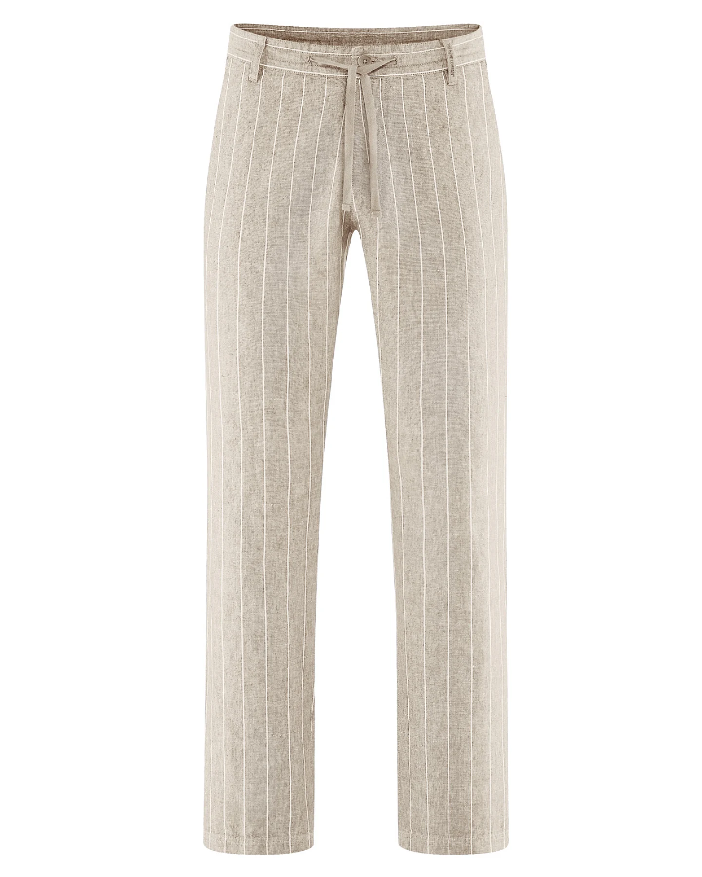 Hempage Herren vegan Hose Striped Thistle In Beige – Ansicht 2
