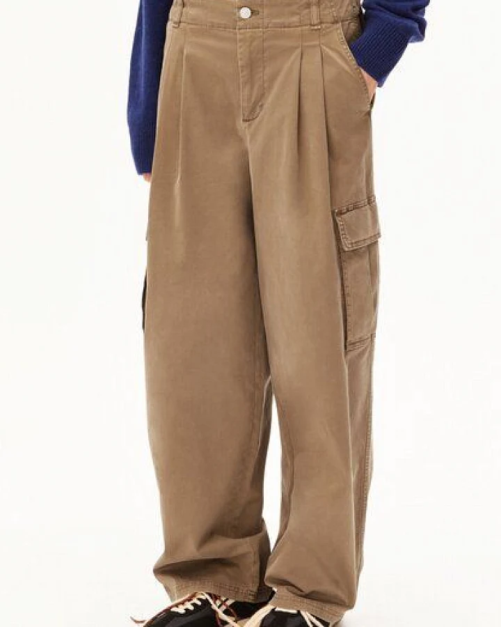 ARMEDANGELS BRUSHED CARGO GMT DYE Damen Hose aus Bio-Baumwoll Mix