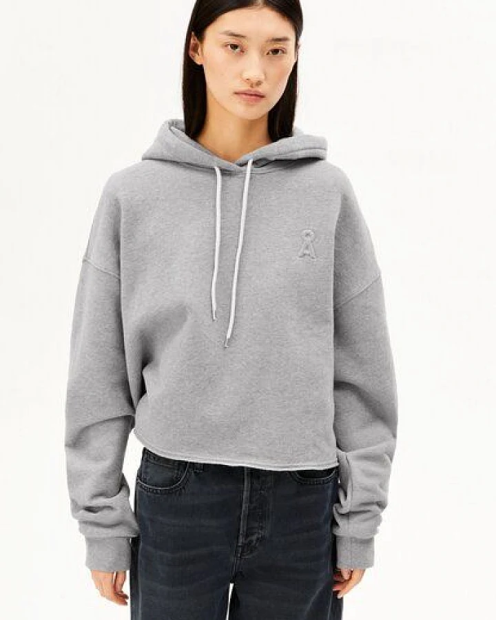 Produktseite: ARMEDANGELS ICONIC Å OPEN EDGE Damen Kapuzenpullover aus 100% Bio-Baumwolle