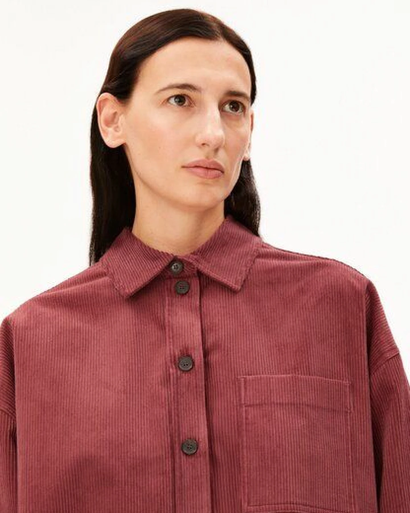 ARMEDANGELS NALAANI CORDUROY Damen Bluse aus Bio-Baumwoll Mix – Ansicht 3