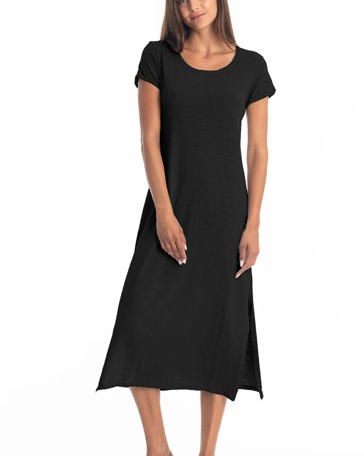 RAVENS VIEW IBIZA Damen vegan Kleid Uma Schwarz