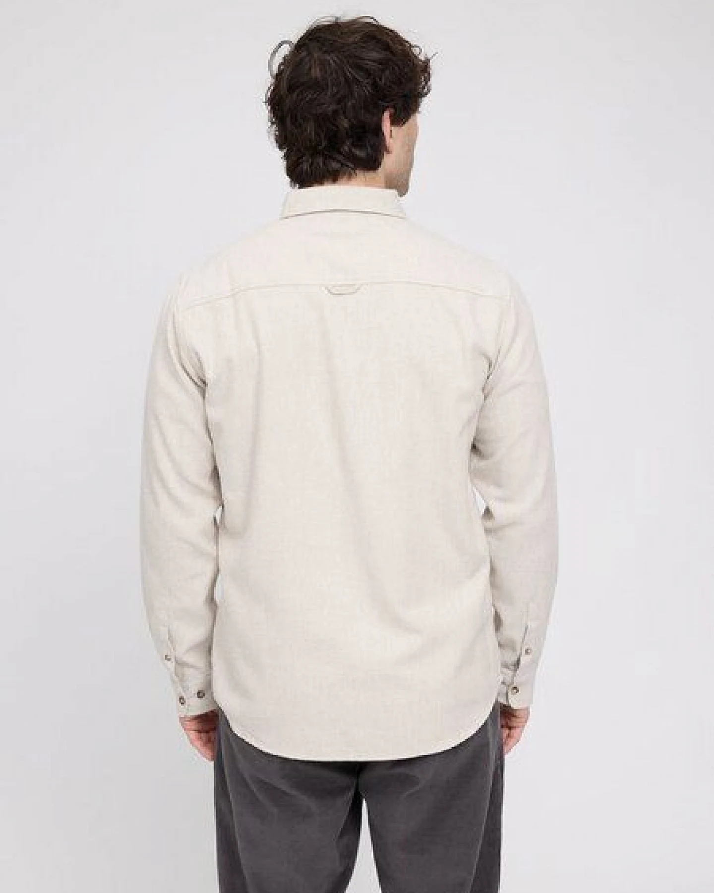 Mazine Melange Flannel Hemd aus Biobaumwolle – Ansicht 3
