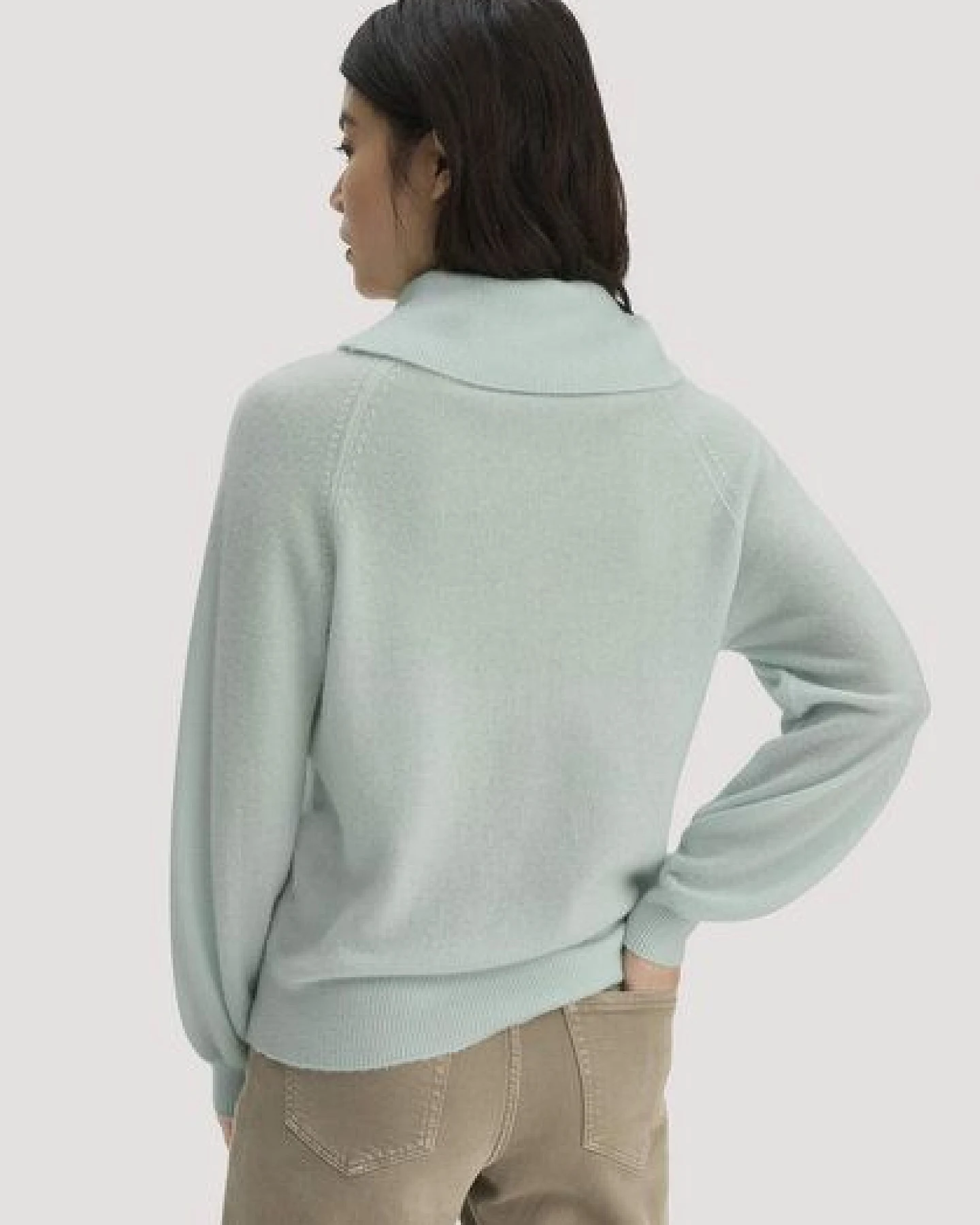hessnatur Strick-Pullover Relaxed aus Cashmere mit Recyclinganteil – Ansicht 2