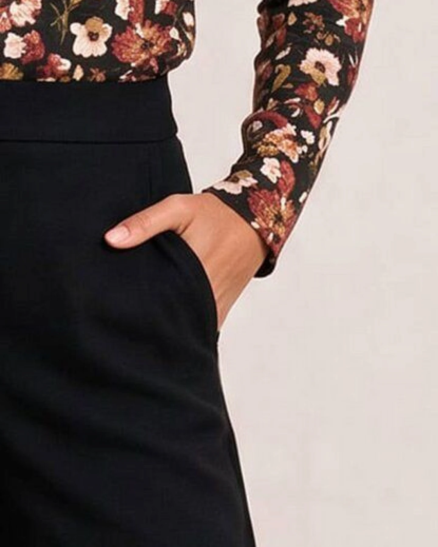 LANA wide Leg Hose, Modell Susana – Ansicht 4