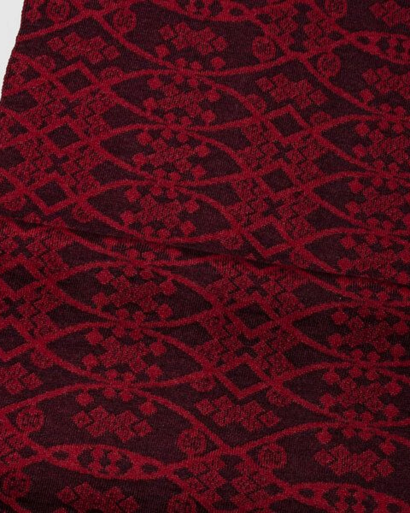 LANARTO slow fashion Schal Muster 'Fusion' zweifarbig gestrickt aus mulesingfreier Merinowolle – Ansicht 2