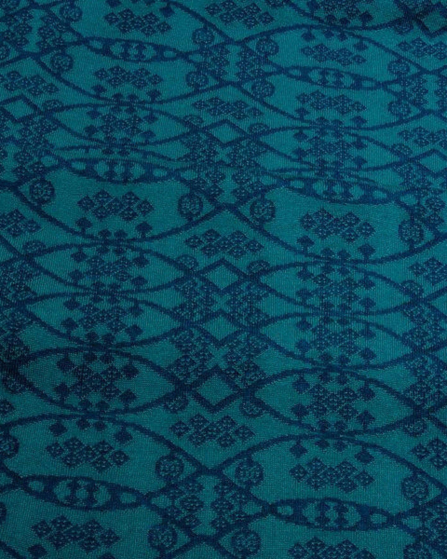 LANARTO slow fashion Schal Muster 'Fusion' zweifarbig gestrickt aus mulesingfreier Merinowolle – Ansicht 2