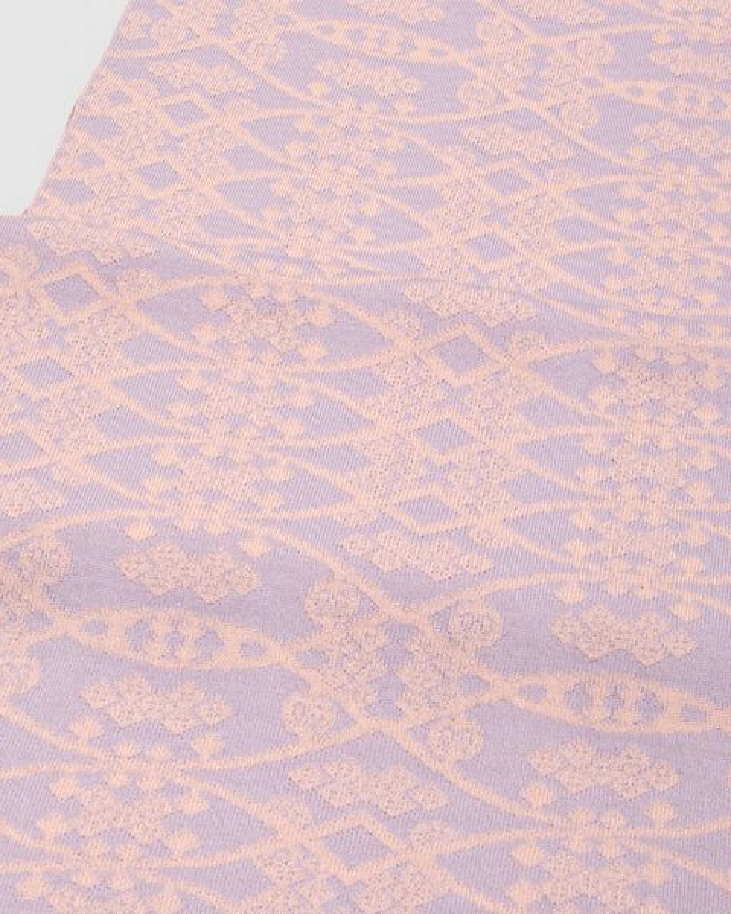 LANARTO slow fashion Schal Muster 'Fusion' zweifarbig gestrickt aus mulesingfreier Merinowolle – Ansicht 2