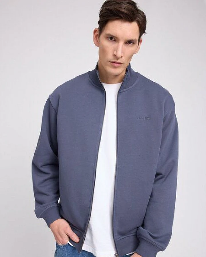 Mazine Herren Stehkragen Zipper mit aus 100% Bio-Baumwolle