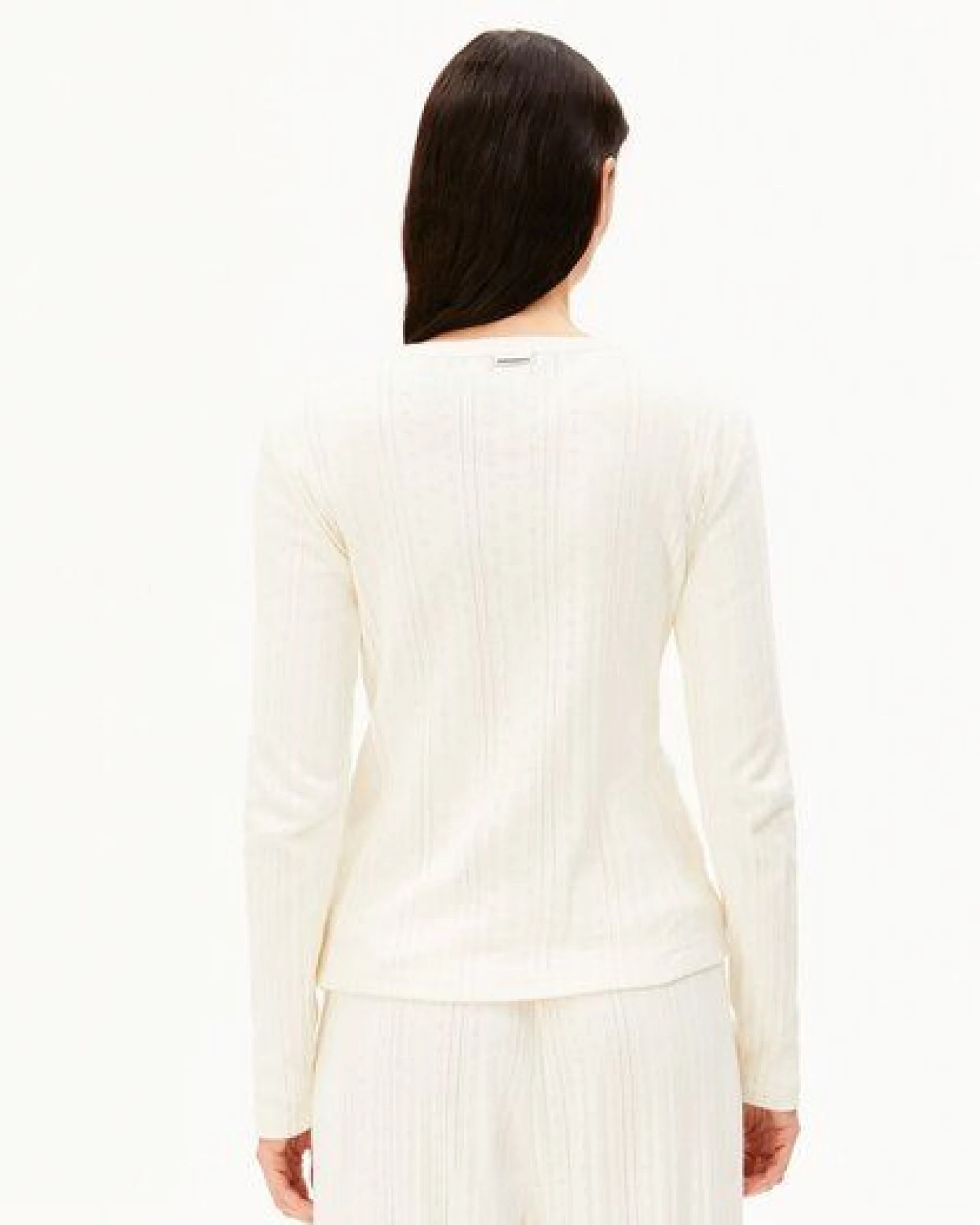 ARMEDANGELS POINTELLE PYJAMA Damen Pointelle Pyjama Longsleeve aus 100% Bio-Baumwolle – Ansicht 2