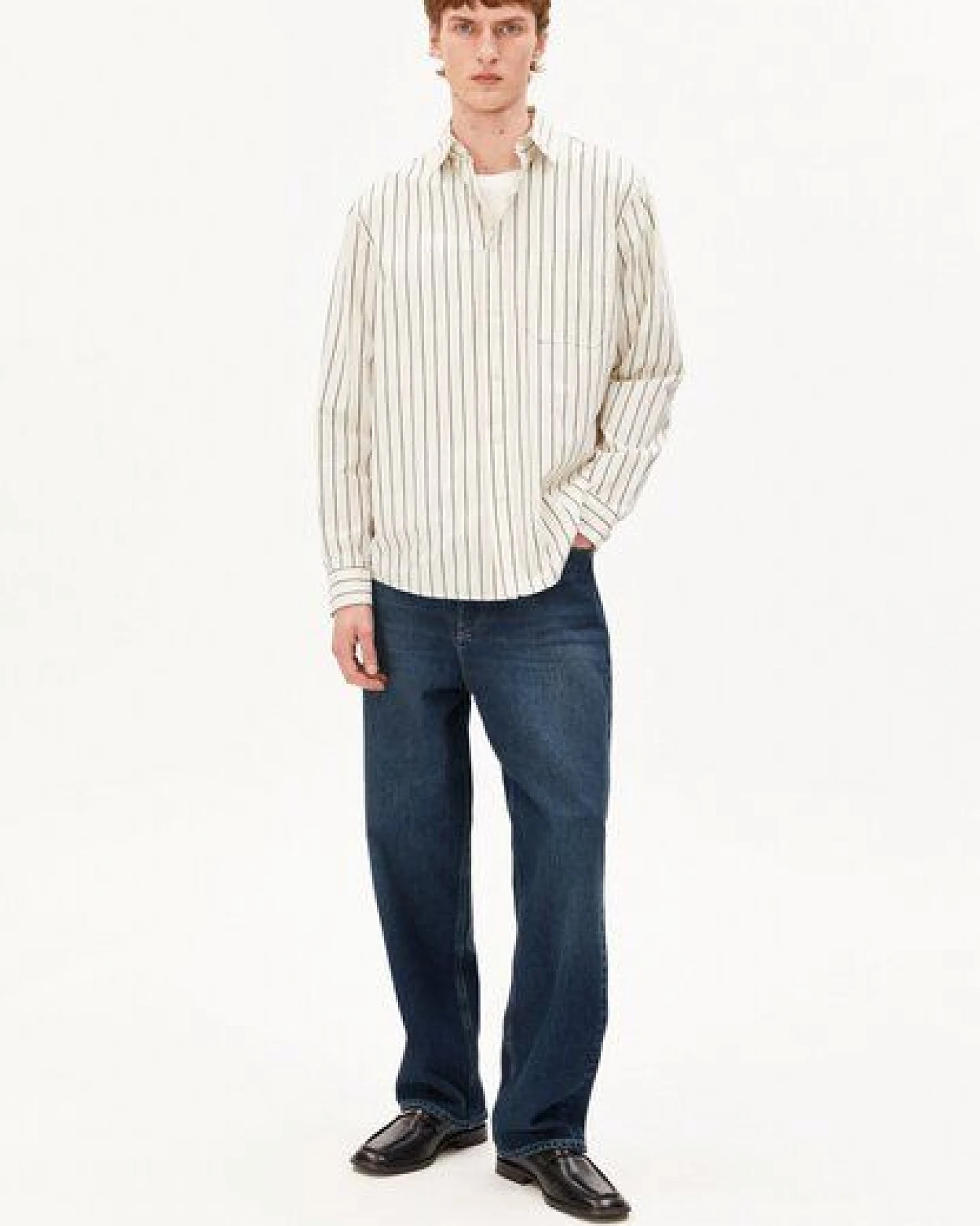 ARMEDANGELS STRIPED Herren Hemd aus 100% Bio-Baumwolle – Ansicht 4