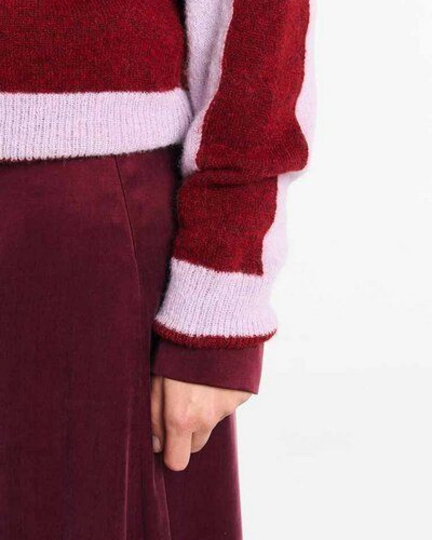 Suite 13 Lab Babol Woll-Pullover mit Streifen – Ansicht 4