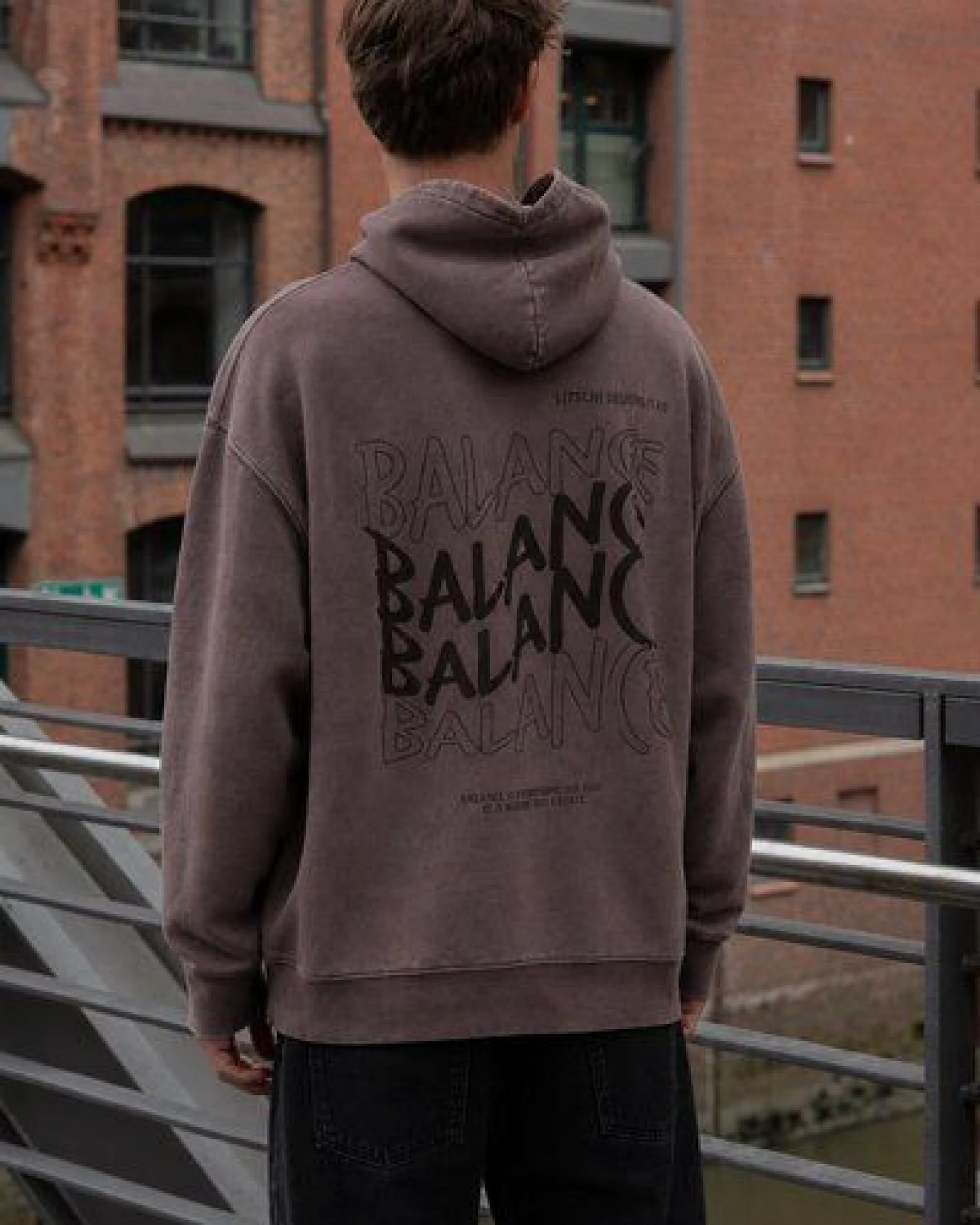 LITSCHI DESIGNS BALANCE HOODIE VINTAGE – Ansicht 4