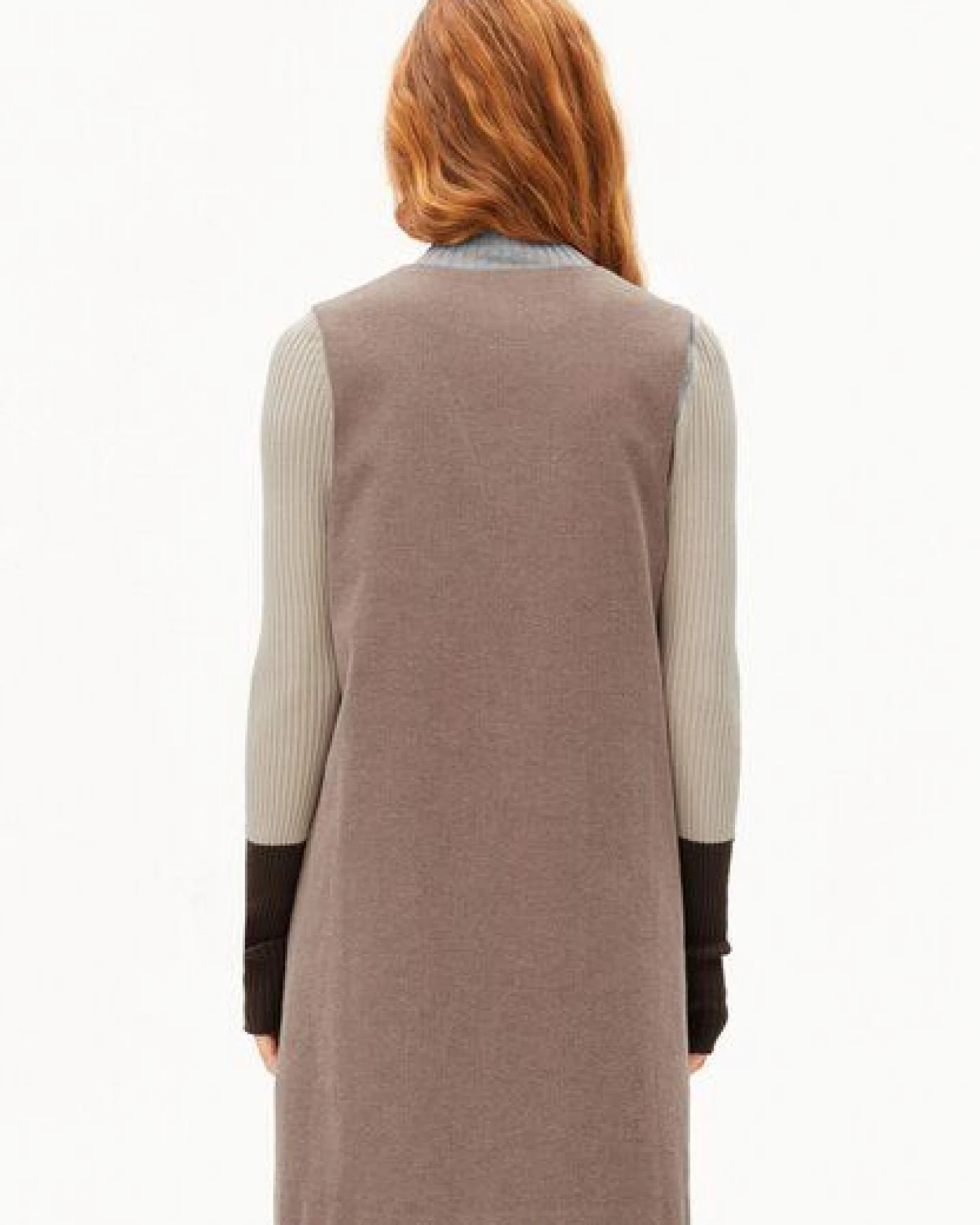 ARMEDANGELS HERRINGBONE PINAAFO Damen Kleid aus Bio-Baumwoll Mix – Ansicht 2