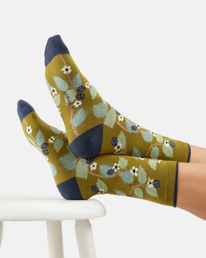 Socken Modell: Blackberry Bramle