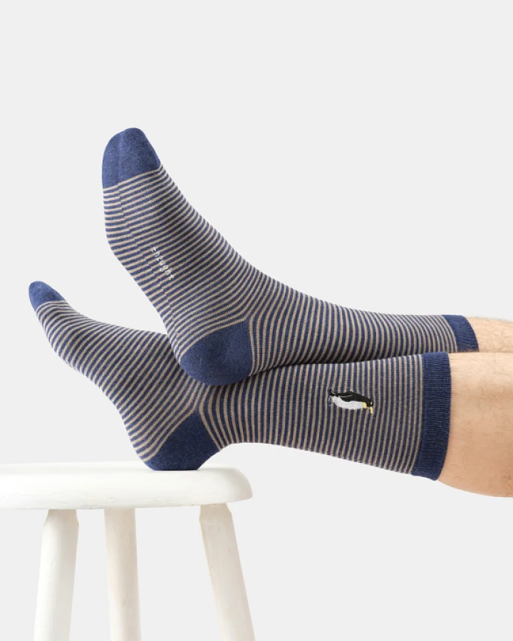 Socken Modell: Emroidered Penguin