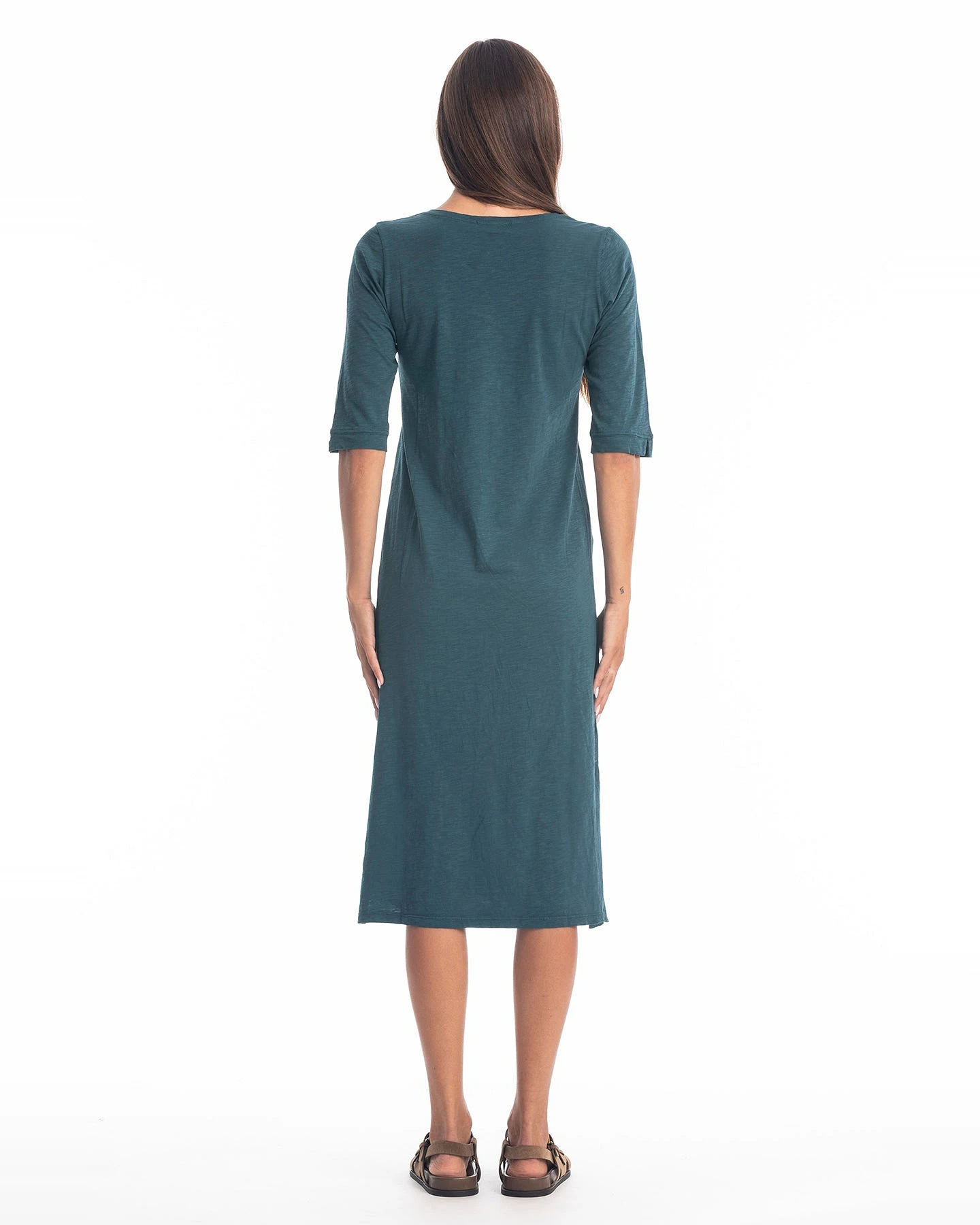 RAVENS VIEW IBIZA Damen vegan Kleid Mia Ocean Blue – Ansicht 2