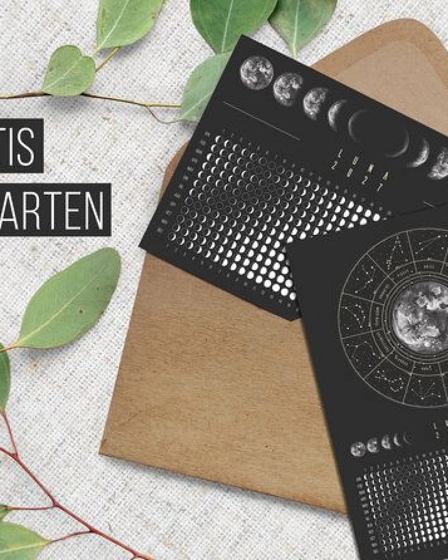 Bio-Baumwolltasche bedruckt - Sternzeichen - Fairtrade - schwarz // ShellyCreates – Ansicht 3