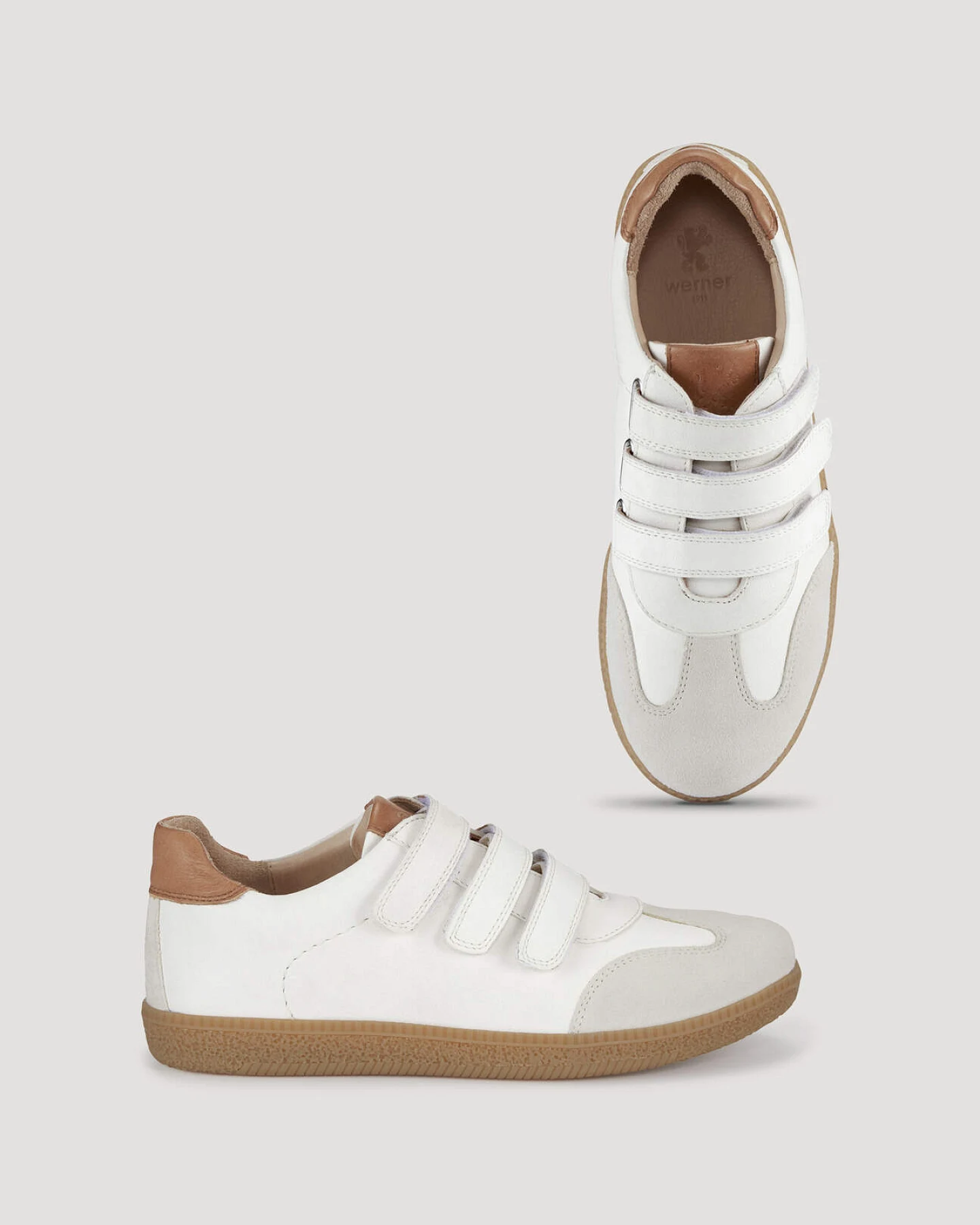 hessnatur Damen Sneaker Regular aus Nappa-Rindleder - weiß - Größe 41 – Ansicht 3