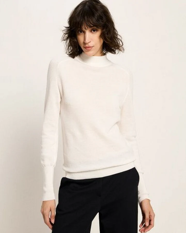 LANIUS Rollkragenpullover aus Bio-Baumwolle