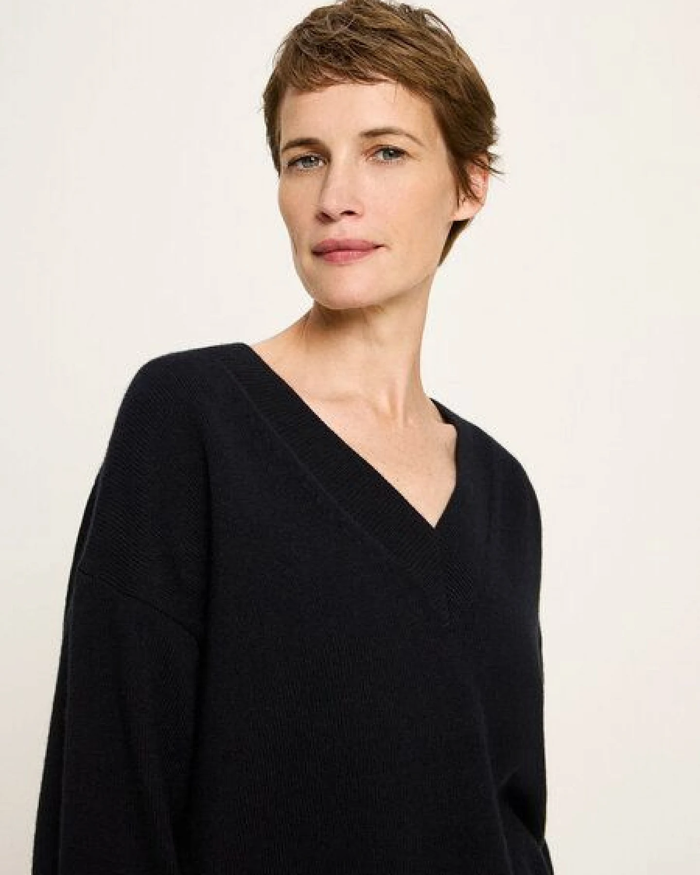 LANIUS Pullover mit V-Ausschnitt – Ansicht 3