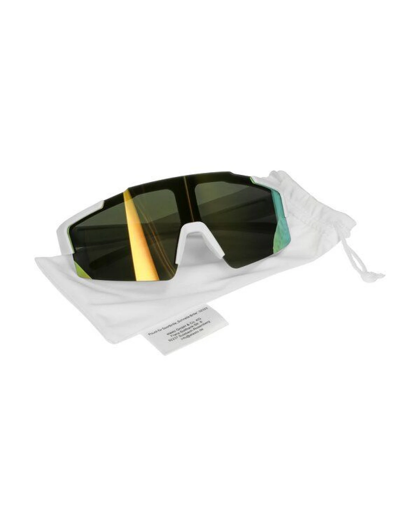 elasto Sportbrille mit UV-Schutz - verspiegelte Fahrradbrille aus RPET – Ansicht 3