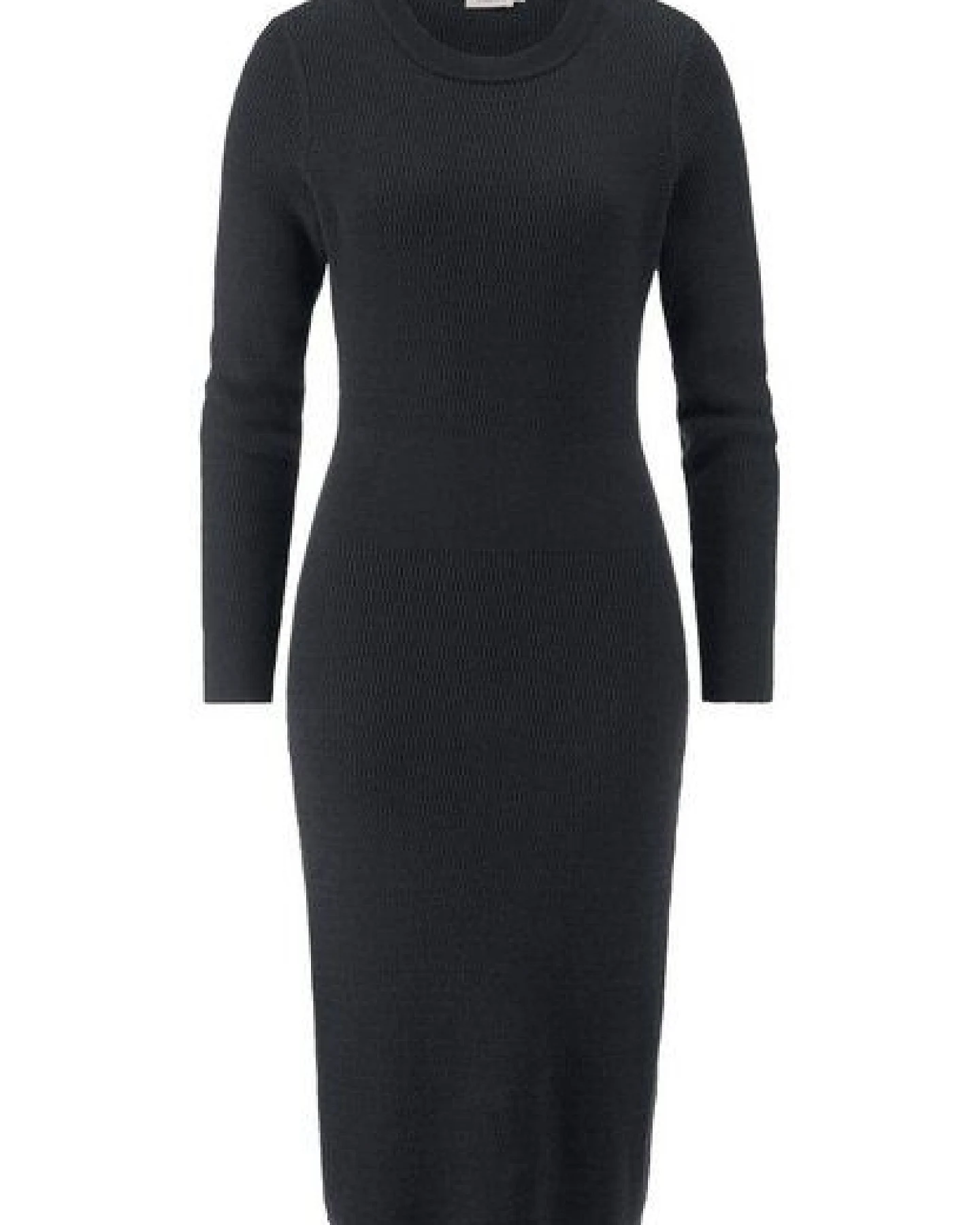 hessnatur Strick Kleid Regular aus Bio-Baumwolle mit Bio-Merinowolle – Ansicht 3