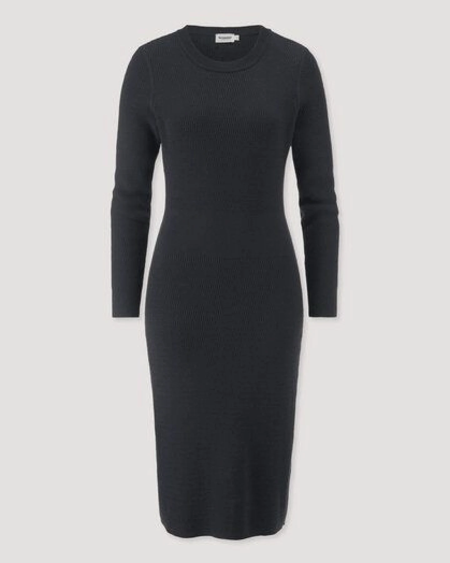 hessnatur Strick Kleid Regular aus Bio-Baumwolle mit Bio-Merinowolle – Ansicht 4