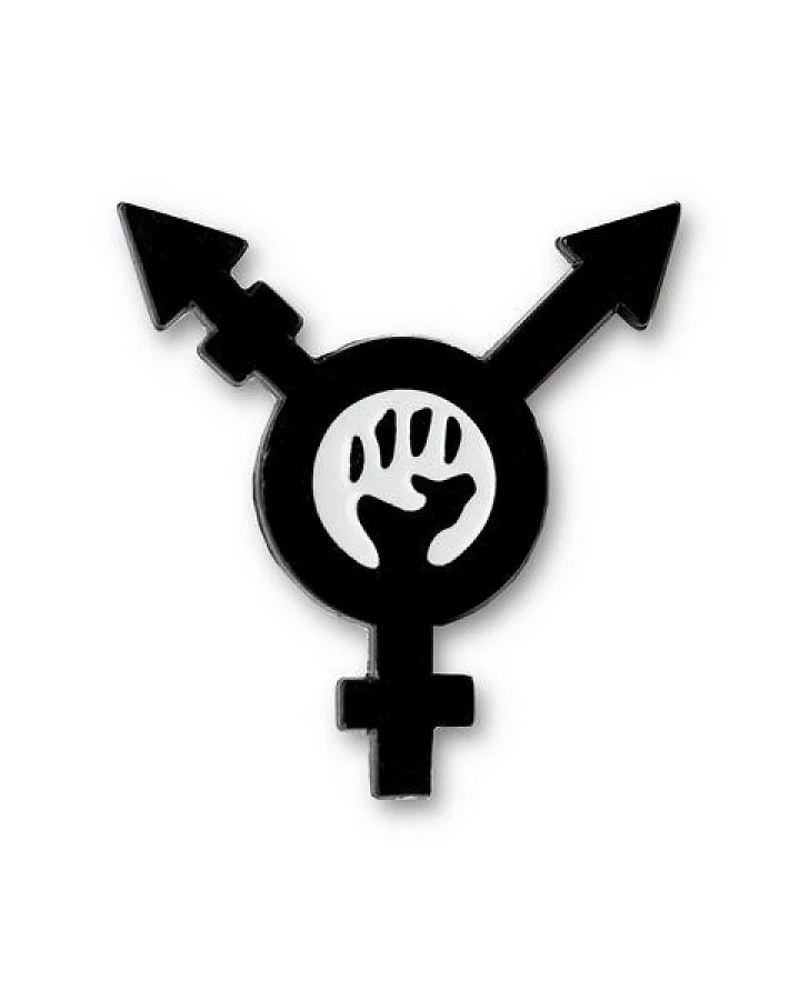 roots of compassion Anstecker trans* Revolution - Pin, queer, LGBT, Feminismus, Vielfalt, Gender, woke