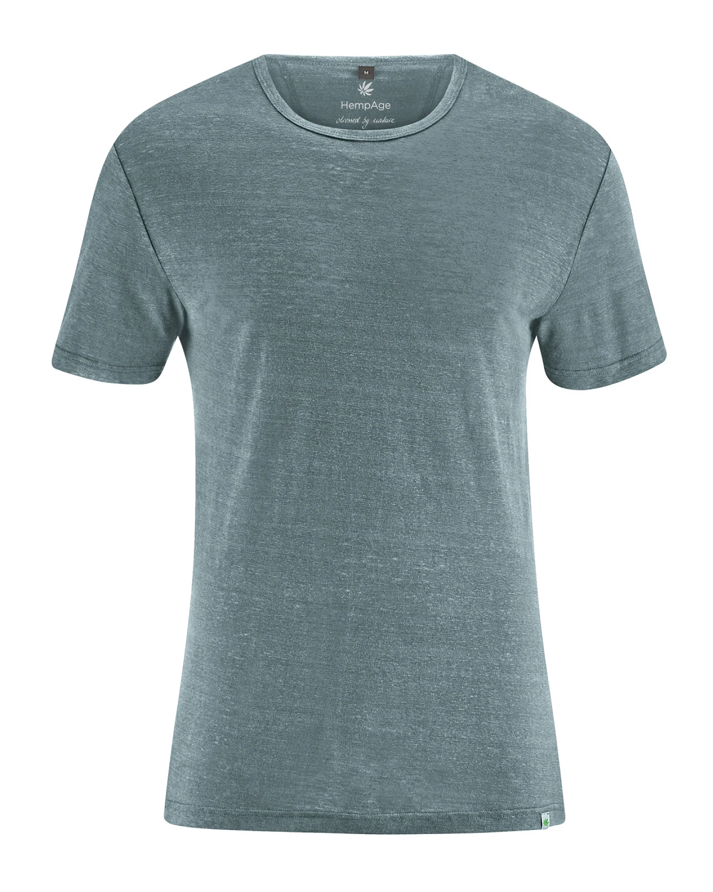 Hempage Herren vegan T-Shirt Regular Fit Titanium – Ansicht 2