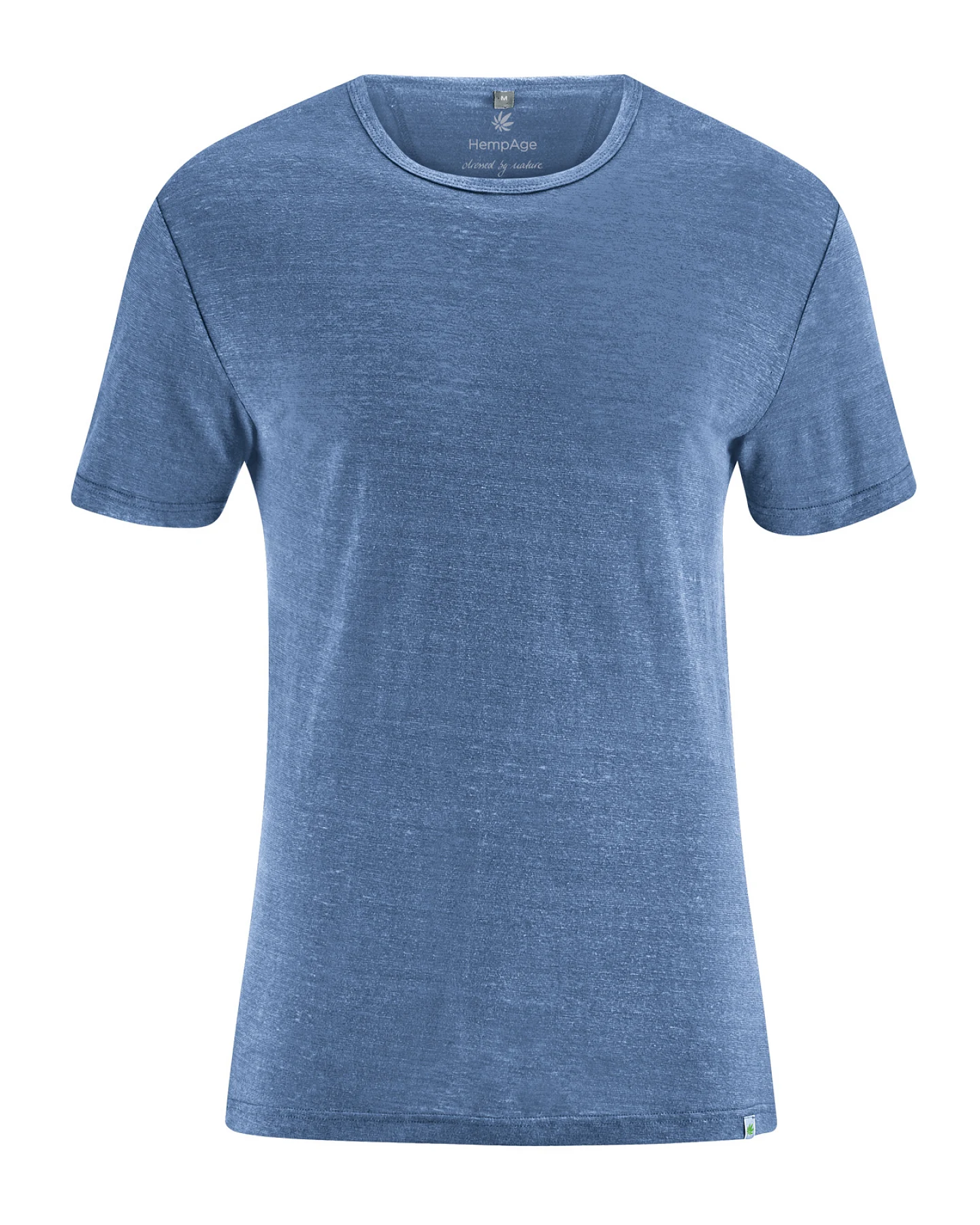 Hempage Herren vegan T-Shirt Regular Fit Blueberry – Ansicht 2