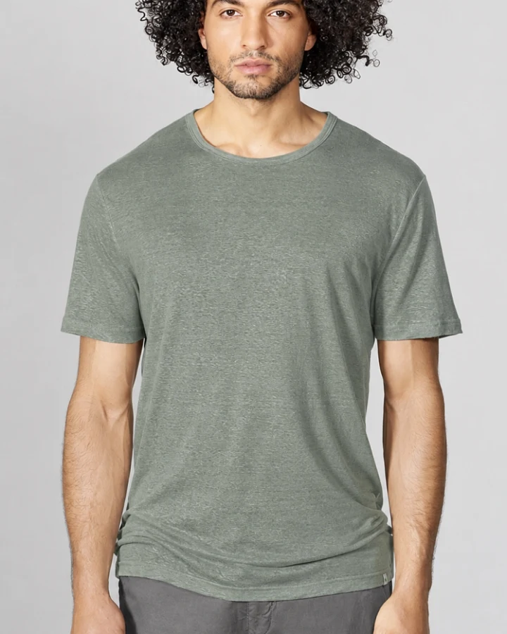 Hempage Herren vegan T-Shirt Regular Fit Thymiangrün