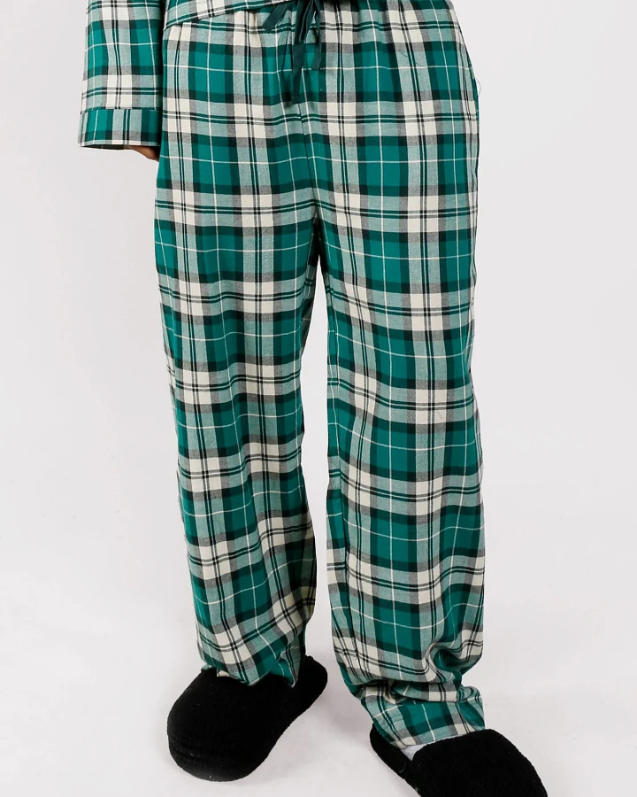 KOMODO Herren vegan Pyjamahose Jim Jam Grün