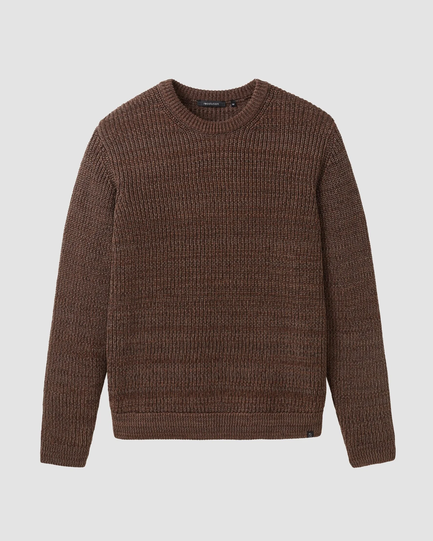 Recolution Herren vegan Pullover Cress Chocolate – Ansicht 2