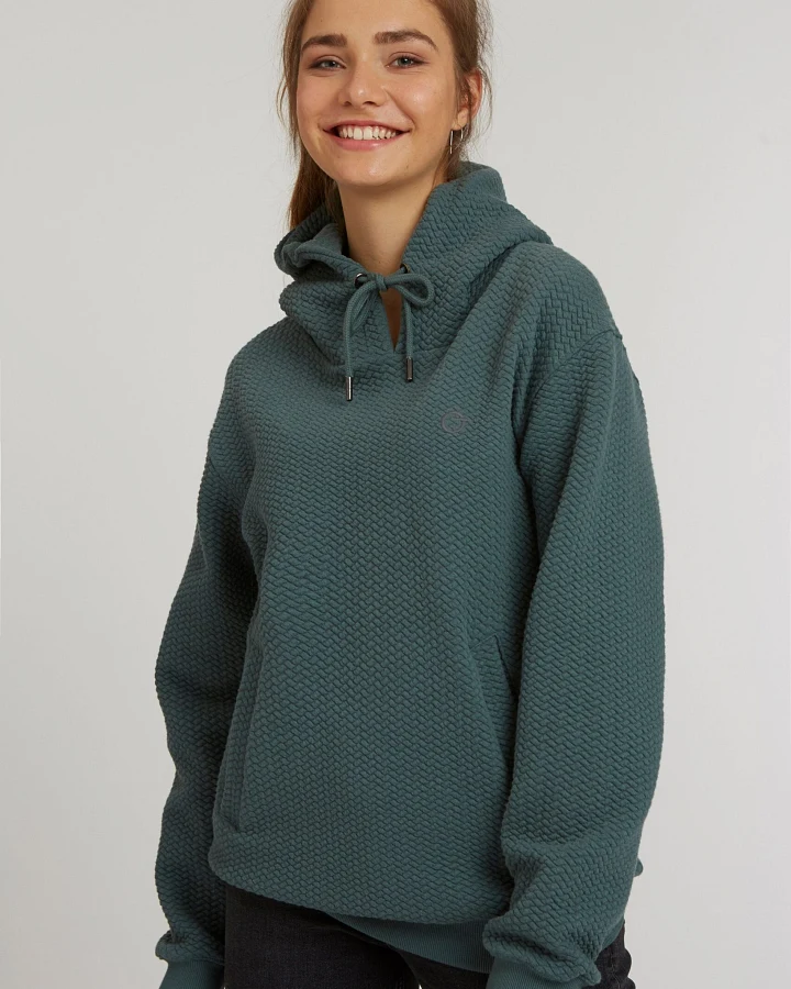 ThokkThokk Herren vegan Hoodie, Strukturiert Oversize Unisex Tannenbaum