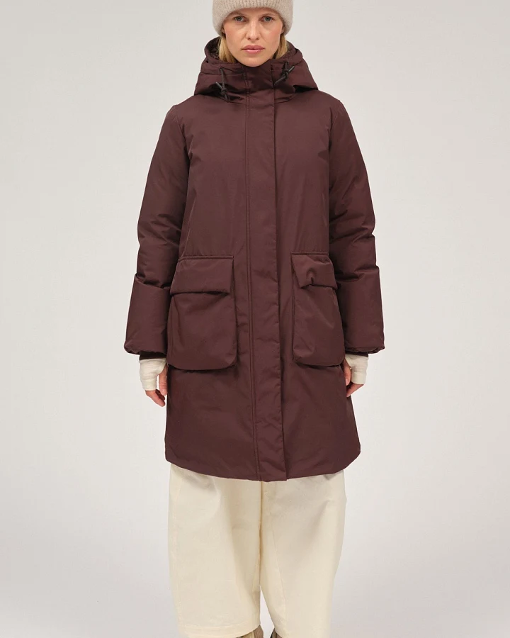 Parka Pina Dunkelbraun