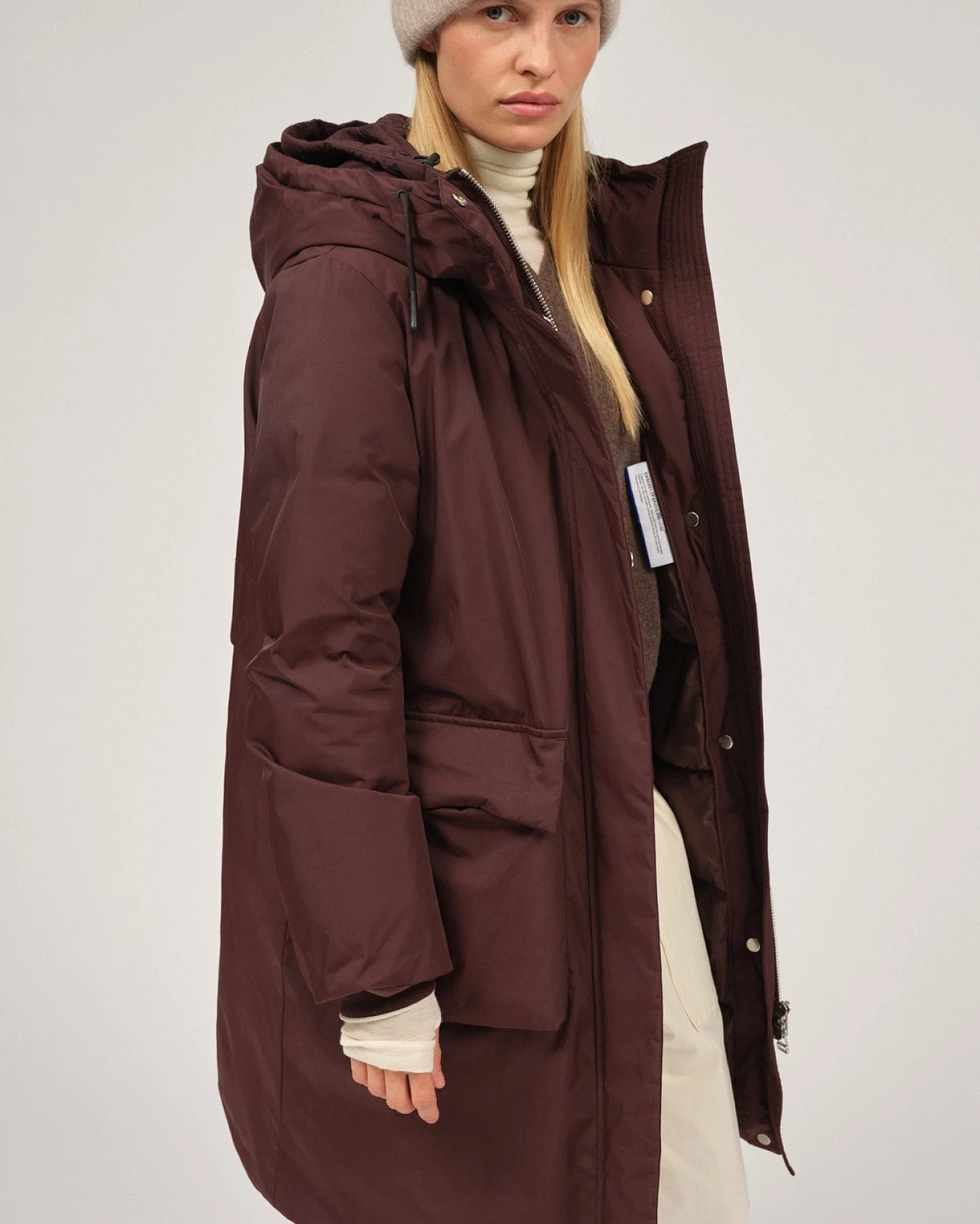 Parka Pina Dunkelbraun – Ansicht 4