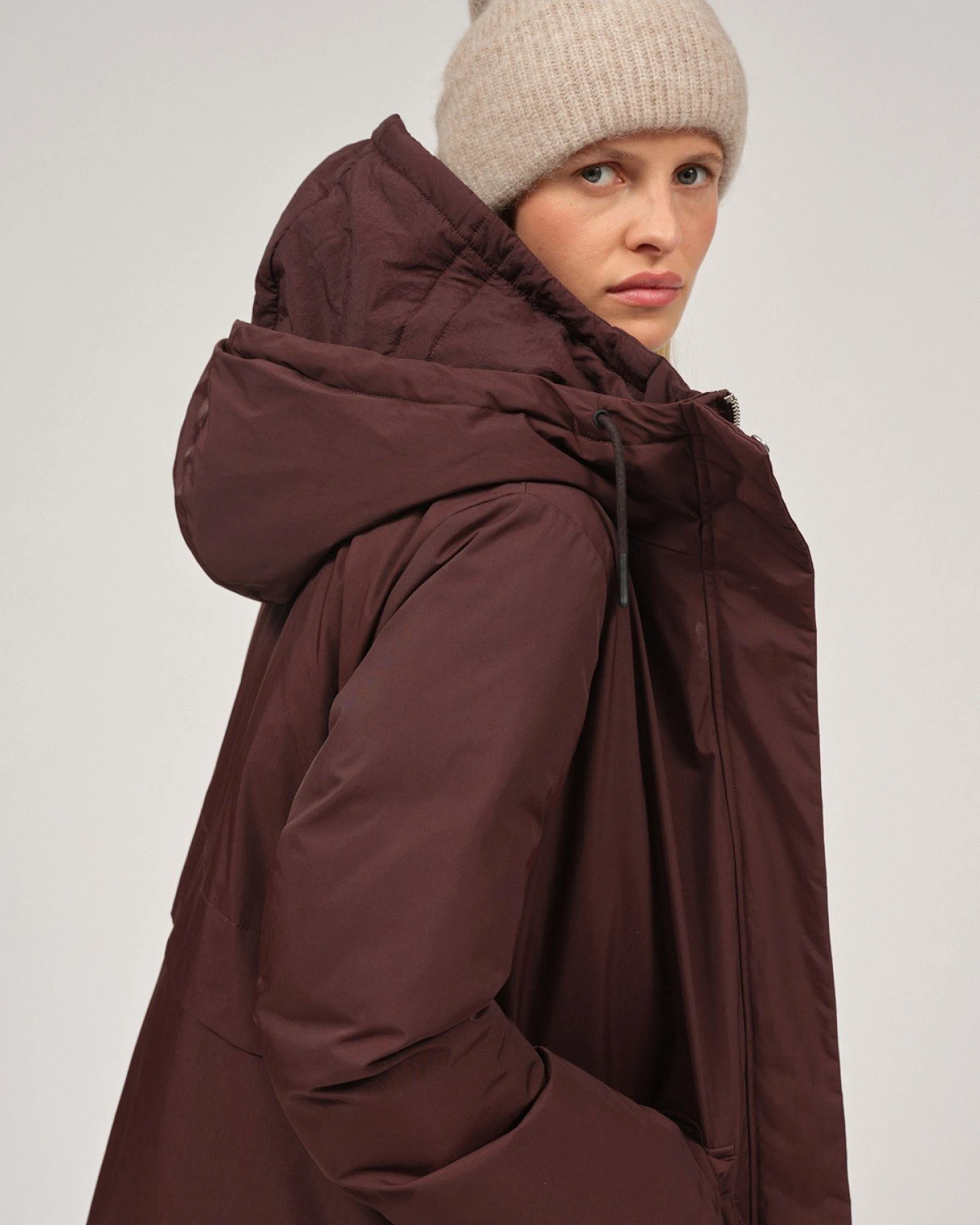 Parka Pina Dunkelbraun – Ansicht 5