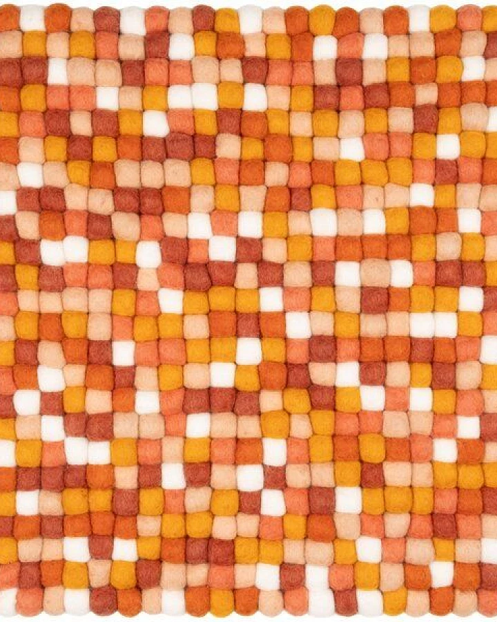 Multifarben Rot / Orange / Weiß (Juna)