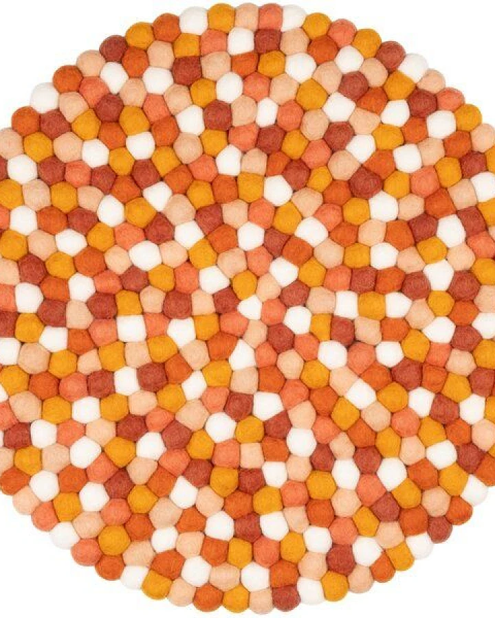 Multifarben Rot / Orange / Weiß (Juna)
