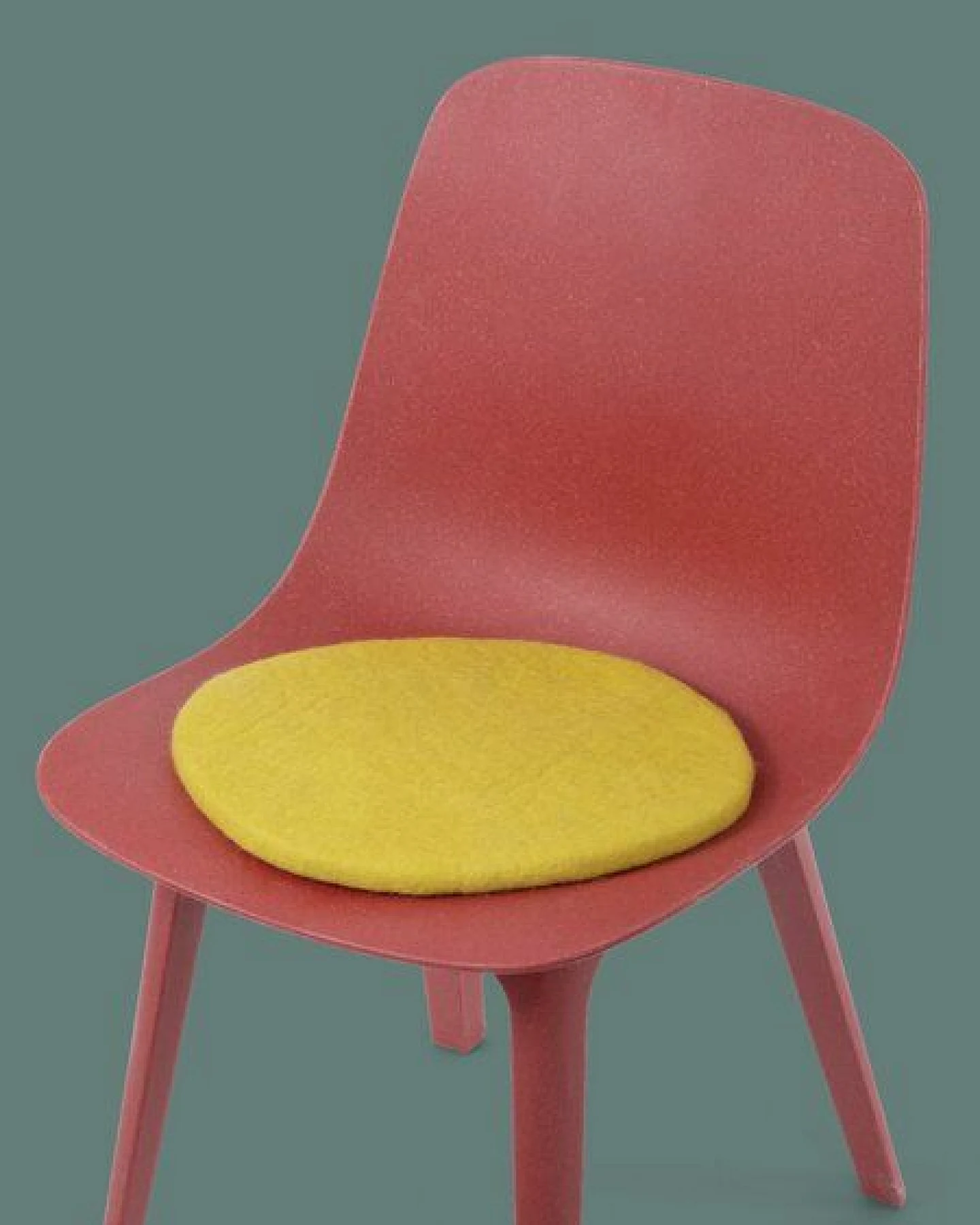myfelt Flachfilz Sitzauflage (⌀ 36 cm, 36 x 36 cm) – Ansicht 4