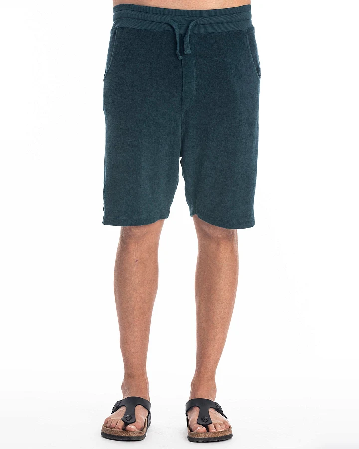 RAVENS VIEW IBIZA Herren vegan Sweatshorts Costa Ozeanblau