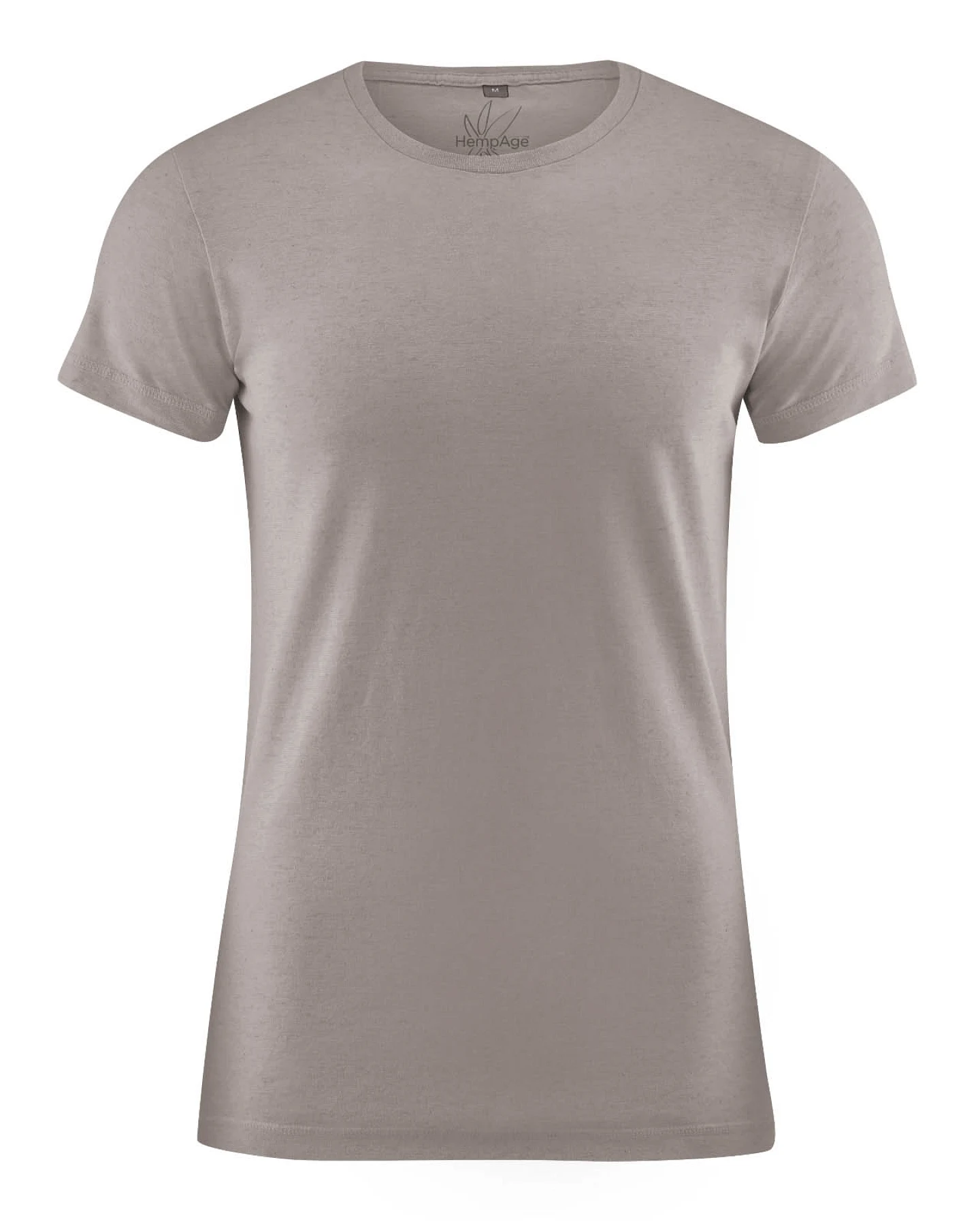 Hempage Herren vegan T-Shirt Slim Fit Schlammbraun – Ansicht 2