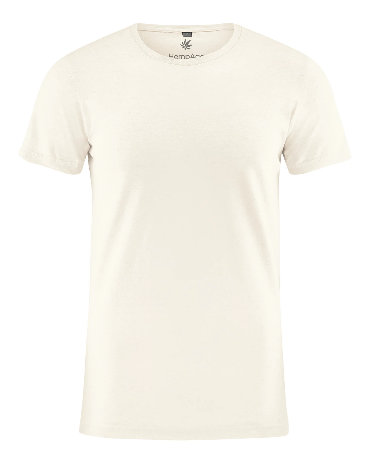 Hempage Herren vegan T-Shirt Slim Fit Off White – Ansicht 2
